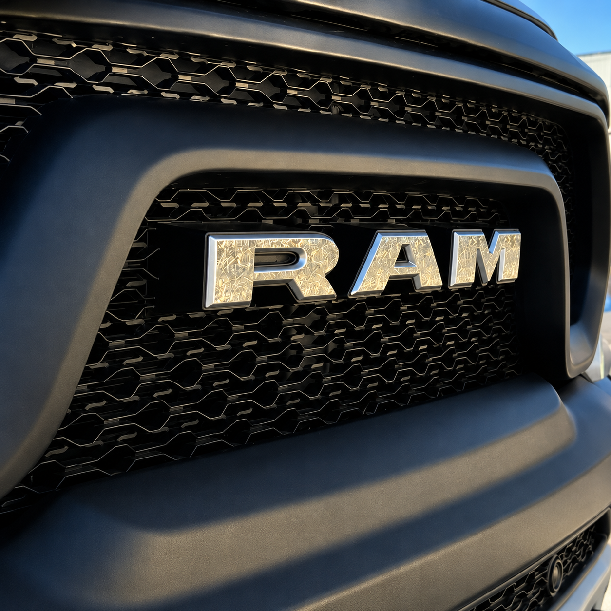 RAM Realtree grill logo decal